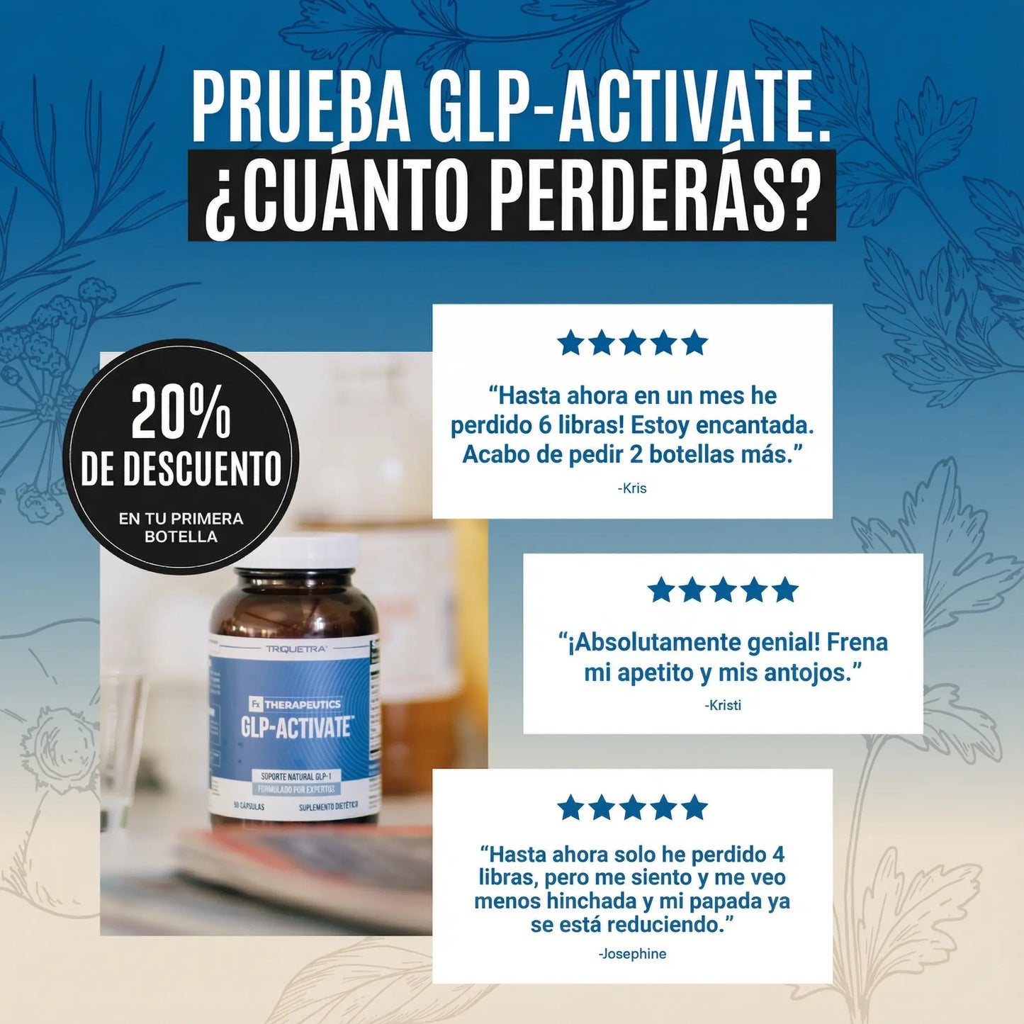 Controla tu apetito. Activa tu metabolismo.