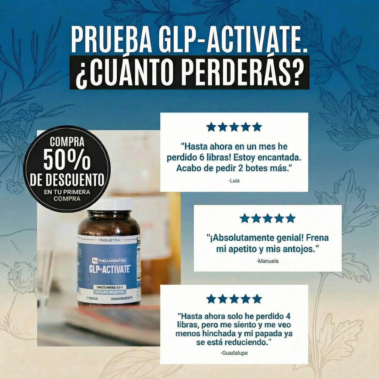 Controla tu apetito. Activa tu metabolismo.